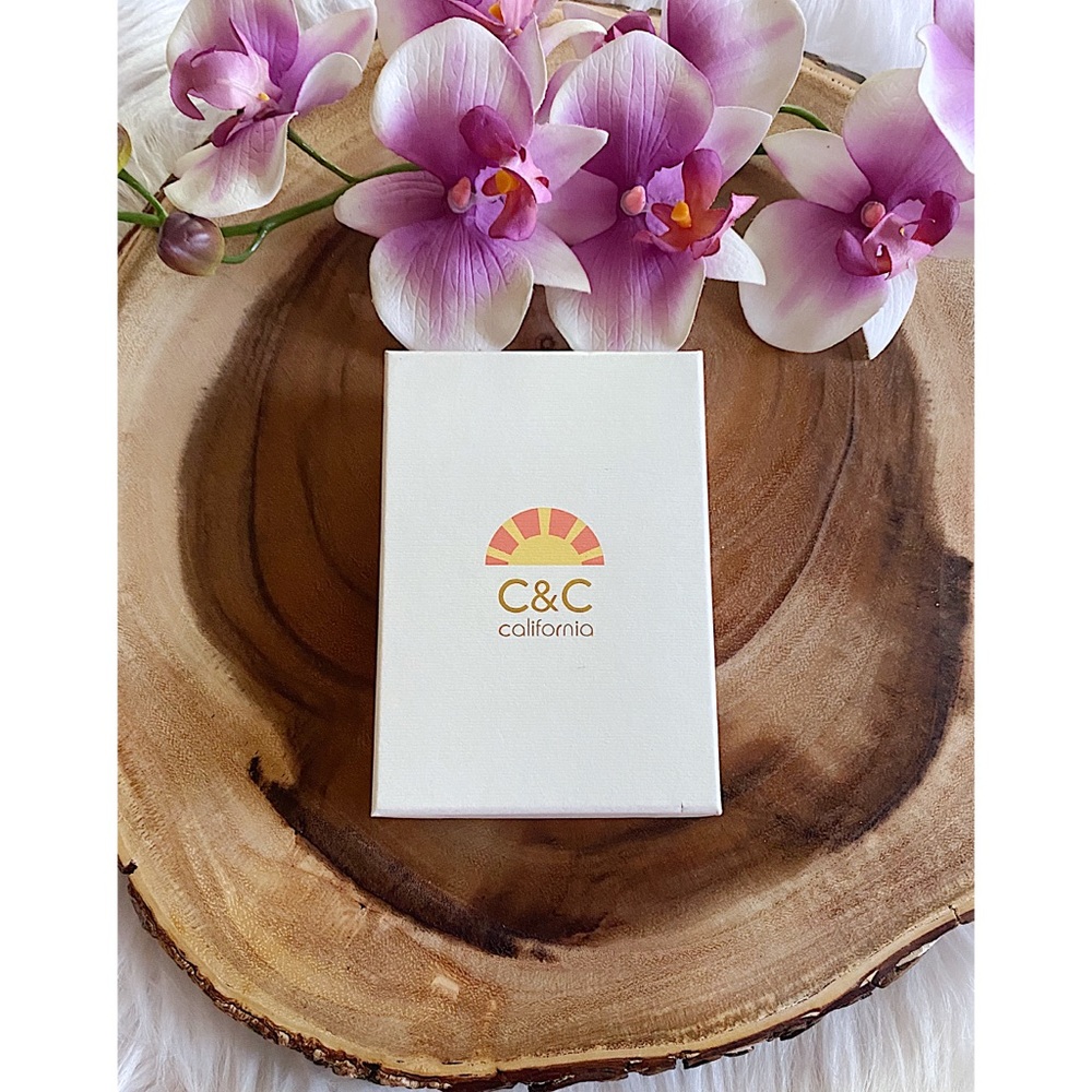 Nib C&C California Acrylic Tortoiseshell Earrings - image 2